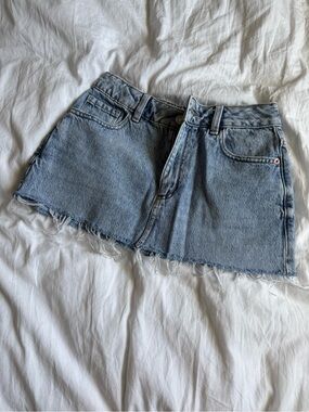 Micro Mini Skirt Denim